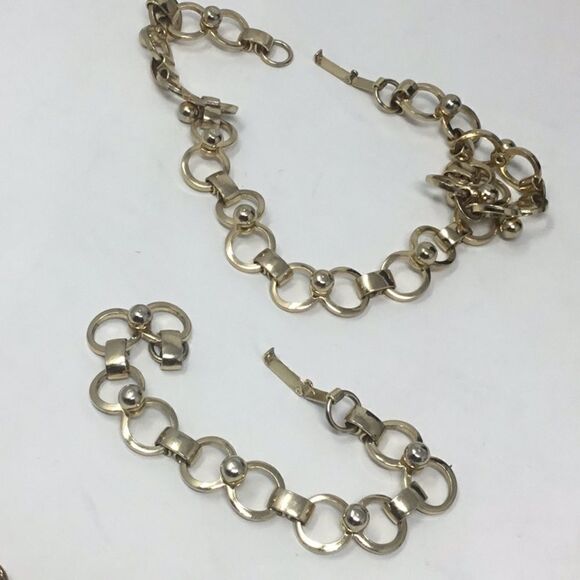 Circle Link Necklace & Bracelet Set (G2) - Picture 7 of 7